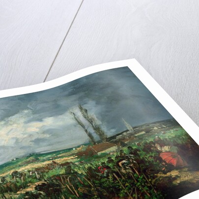 The Grape Harvest at Argenteuil, 1875 by Rene Charles Louise Debreaux