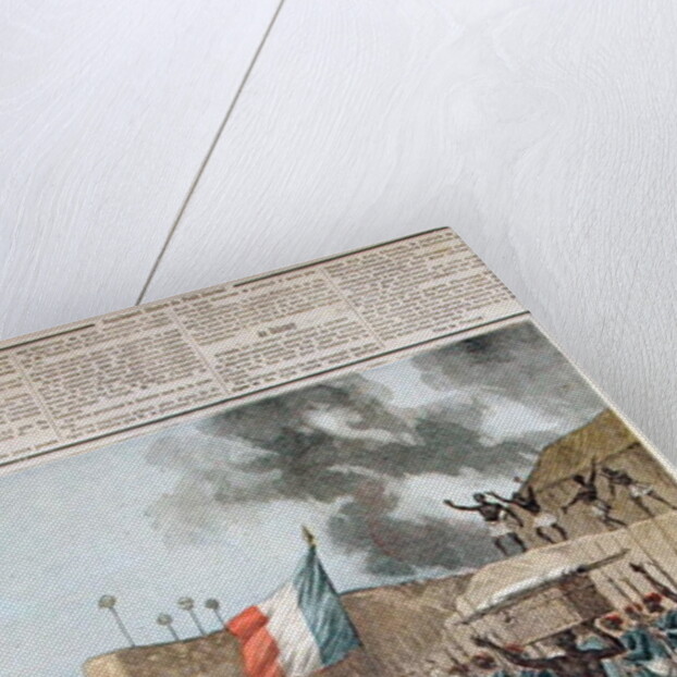 The French Flag Entering Abomey by Henri Meyer