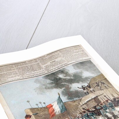 The French Flag Entering Abomey by Henri Meyer