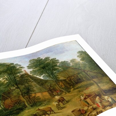 The Farmyard by Jan the Younger Brueghel