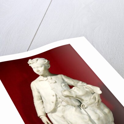 Louis-Eugene-Napoleon Bonaparte with his dog, Nero, 1865 by Jean-Baptiste Carpeaux