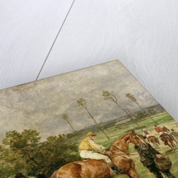 Before the Start, 1890 by John Lewis Brown