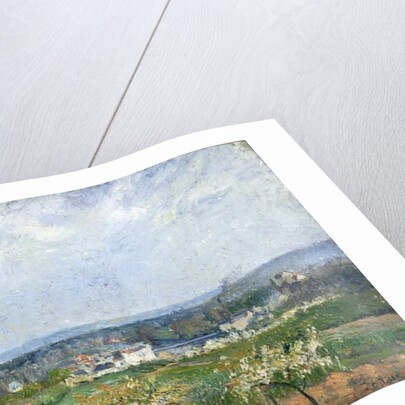 Landscape in Pontoise, 1877 by Camille Pissarro