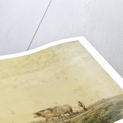 The First Furrows, Haute Alsace or The Labourer, 1883 by Jean Henri Zuber