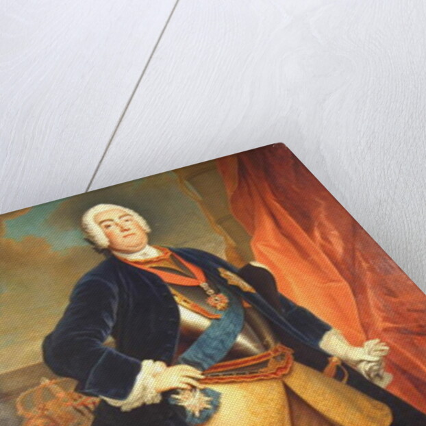 Frederick Augustus II Elector of Saxony by Louis de (after) Silvestre