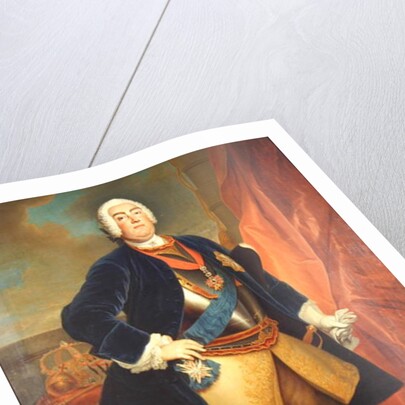 Frederick Augustus II Elector of Saxony by Louis de (after) Silvestre