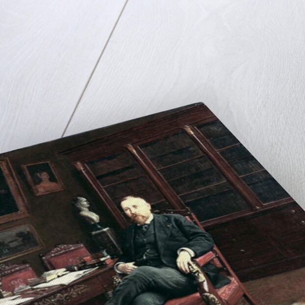 Portrait of Paul Marmottan in his Study, 1899 by Johan Georg Otto von count of Rosen