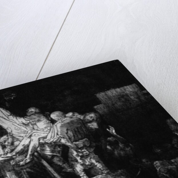 The Descent from the Cross with a Torch, 1654 by Rembrandt Harmensz. van Rijn