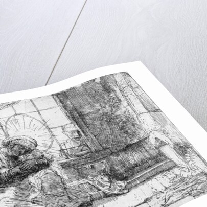 The Holy Family with a cat, 1654 by Rembrandt Harmensz. van Rijn