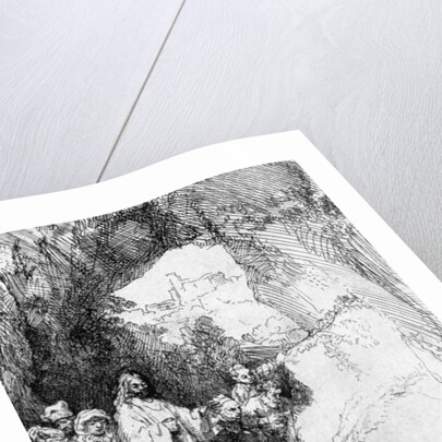 The Small Raising of Lazarus, 1644 by Rembrandt Harmensz. van Rijn