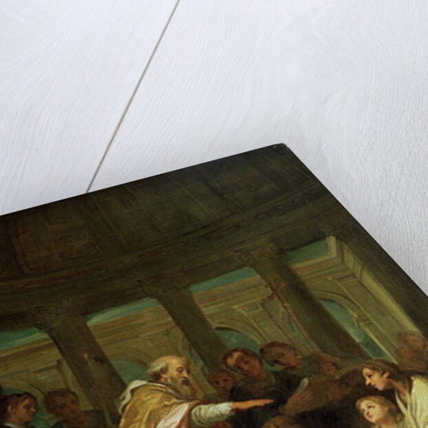 Baptism of St. Augustine study for the decoration of the Invalides, 1702 by Louis de the Younger Boulogne