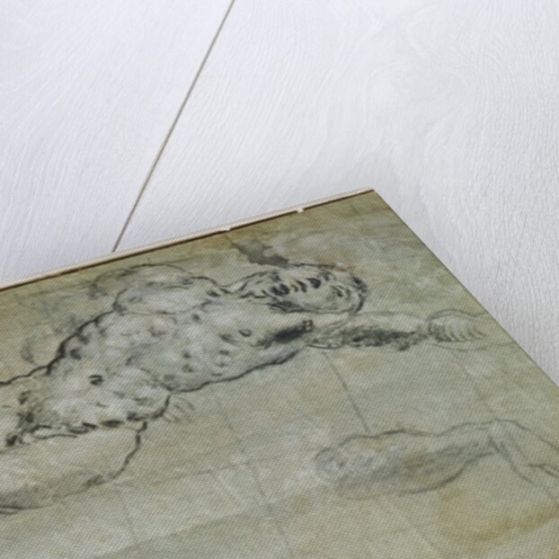 Study for the body of St. George by Jacopo Robusti Tintoretto
