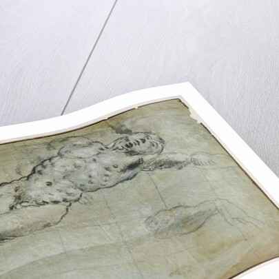 Study for the body of St. George by Jacopo Robusti Tintoretto