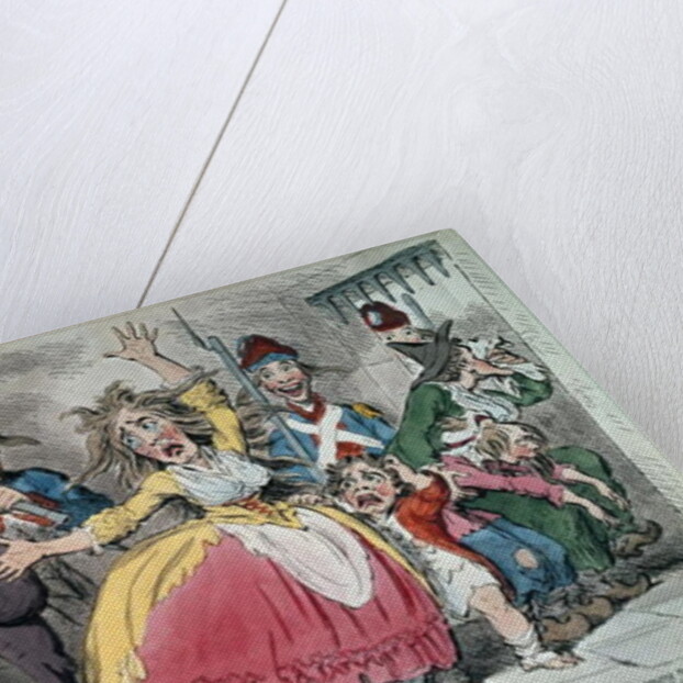 Louis XVI Taking Leave of his Wife and Family, 1793 by James Gillray