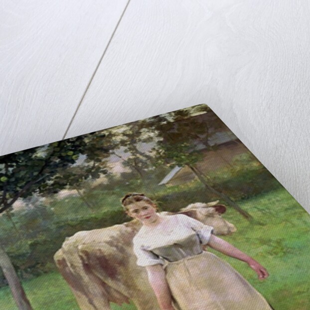 Manda Lametrie, The Farm Maid, 1887 by Alfred Roll