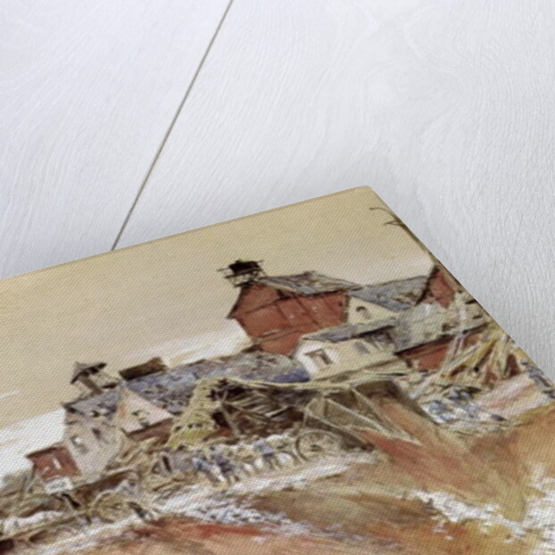 Craters at Ham-Saint-Quentin by Francois Flameng