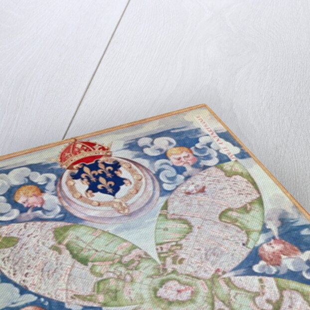 Fol.7v Map of the North Pole by Guillaume Le Testu