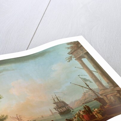 Sea Port, Sunrise, 1757 by Claude Joseph Vernet