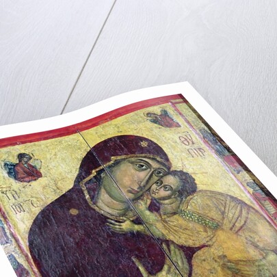 The Virgin Eleousa by Byzantine Byzantine