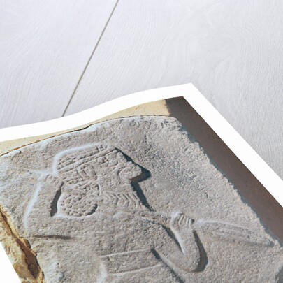 Orthostat depicting a soldier from the Palace of Kapara, King of Guzama, Tell Halaf, Syria by Aramaean