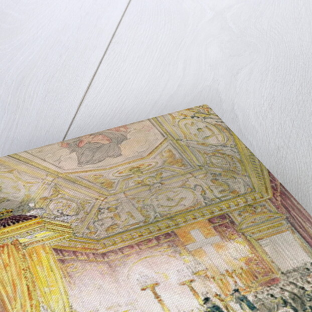 The Chapel of Rest of Louis XVIII at the Tuileries by Jean-Baptiste Isabey