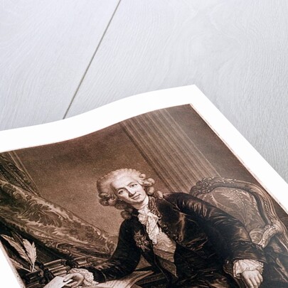 Charles Alexandre de Calonne General Controller of the Finances of Louis XVI engraved by de Brea by Elisabeth Louise Vigee-Lebrun