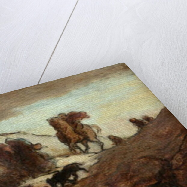 The Fugitives or The Emigrants, c.1849-50 by Honore Daumier