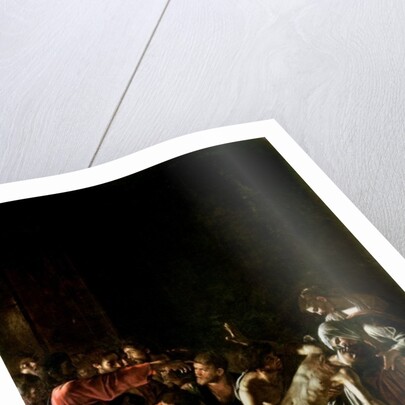Resurrection of Lazarus by Michelangelo Merisi da Caravaggio