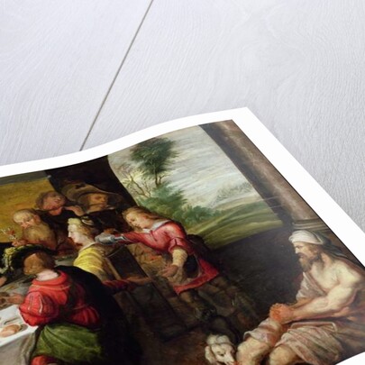 The Parable of the Rich Man and Lazarus by Frans II the Younger Francken