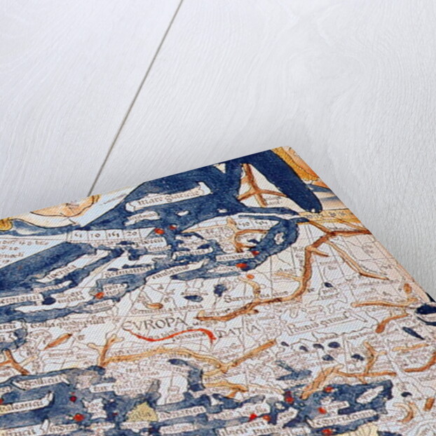 Map of central Europe, 1486 by Ptolemy