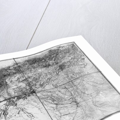 Map of Algeria, 1876 by French School