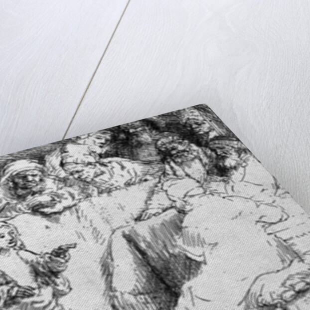 Jesus Christ among the Doctors by Rembrandt Harmensz. van Rijn