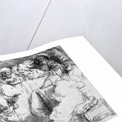 Jesus Christ among the Doctors by Rembrandt Harmensz. van Rijn