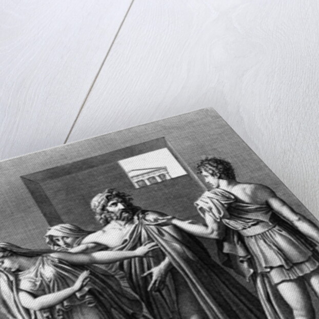 Phaedra, Theseus and Hippolytus by Anne Louis Girodet de Roucy-Trioson