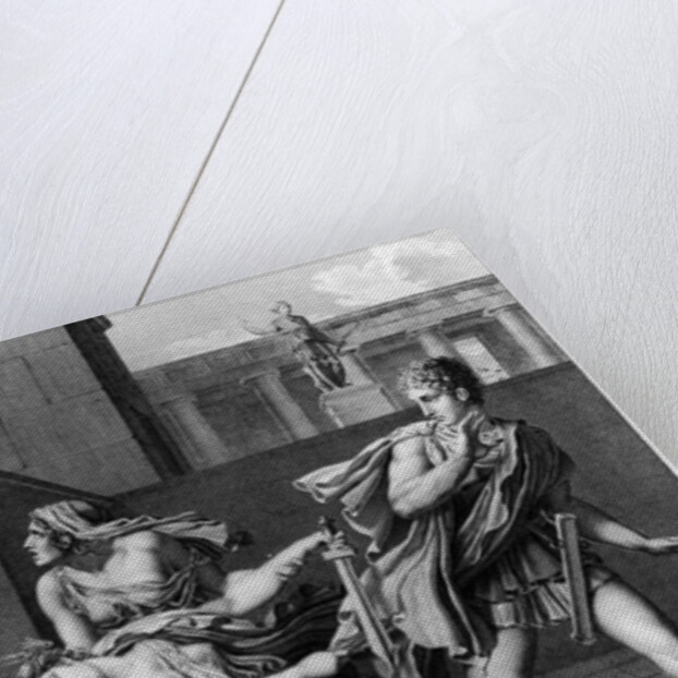 Phaedra, Oenone and Hippolytus by Anne Louis Girodet de Roucy-Trioson