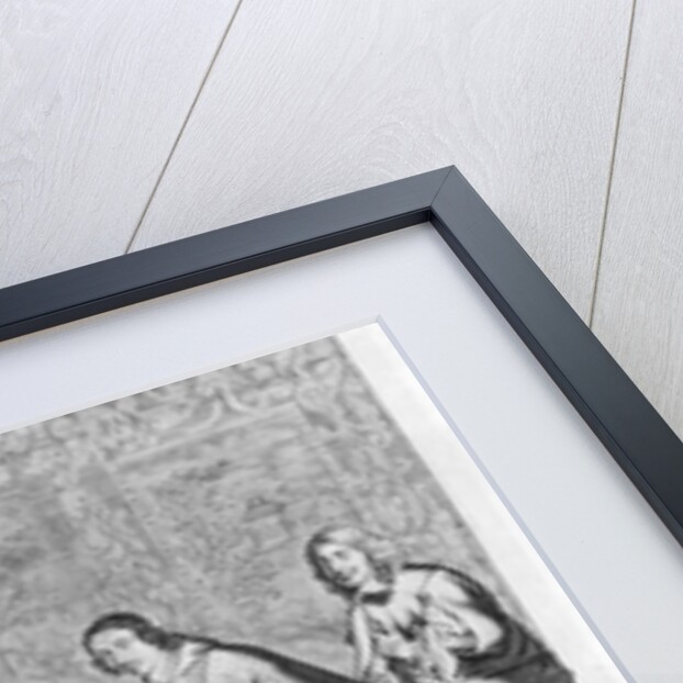 The chiefs of the Fronde admitted to greet the King Louis XIV after his coming back, on 18th August 1649 by French School