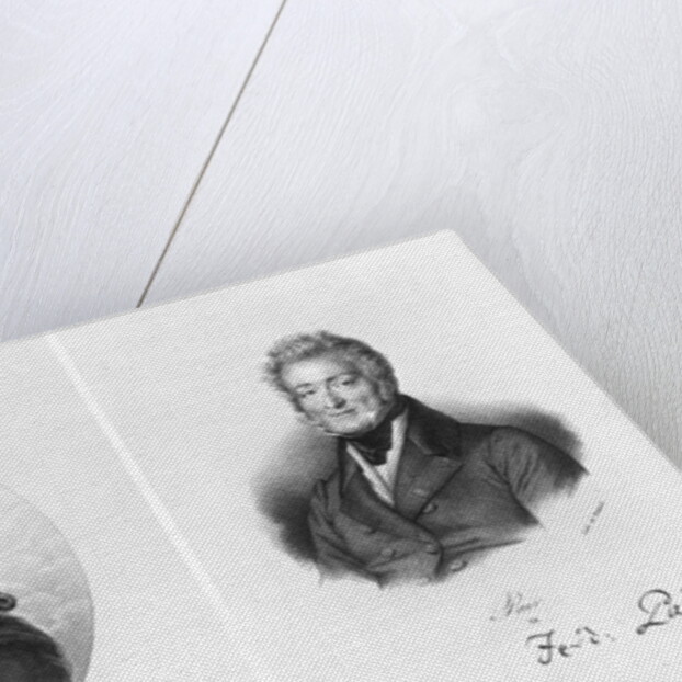 Wolfgang Amedeus Mozart and Ferdinando Paer by Francois Seraphin Delpech