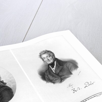 Wolfgang Amedeus Mozart and Ferdinando Paer by Francois Seraphin Delpech