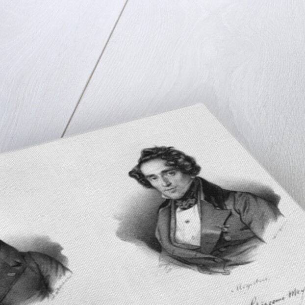 Etienne Mehul and Giacomo Meyerbeer by Francois Seraphin Delpech
