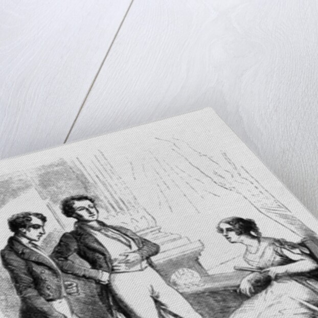 Rastignac introduced to Madame de Nucingen by Laisne Laisne