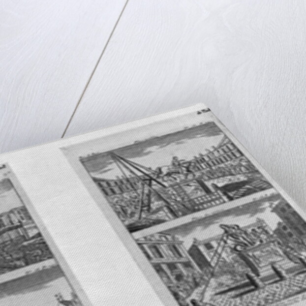 Six royal statues destroyed in Paris, 11th August 1792 by French School