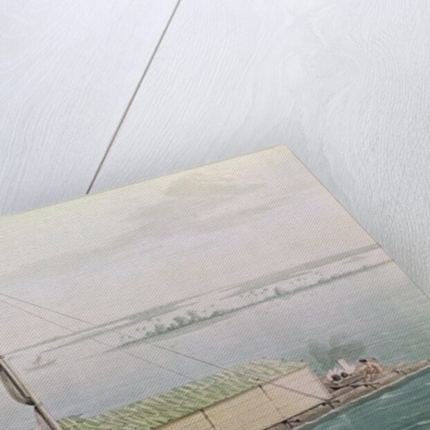 Raft on the Guayaquil River by Pierre Antoine Marchais