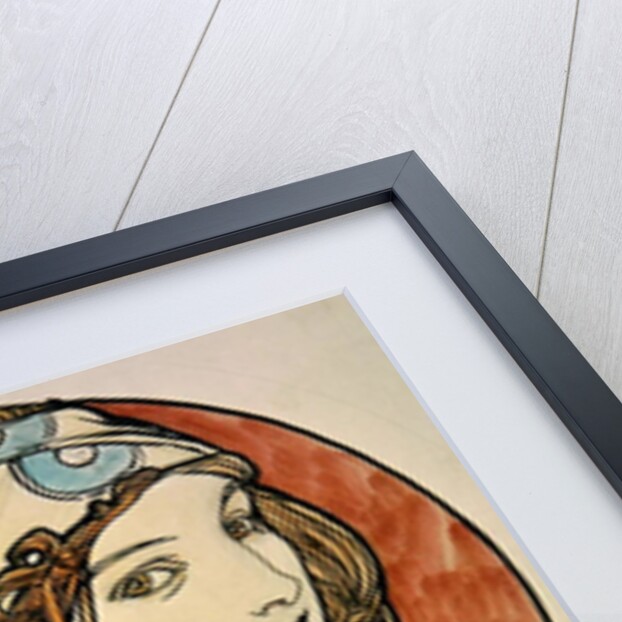 Woman with a Headscarf by Alphonse Marie Mucha