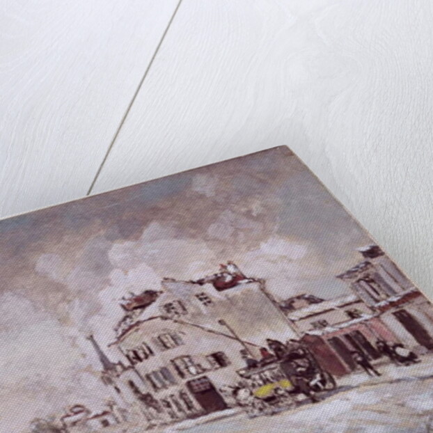 View of Faubourg Saint-Jacques by Johan-Barthold Jongkind