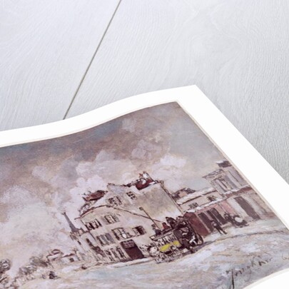 View of Faubourg Saint-Jacques by Johan-Barthold Jongkind