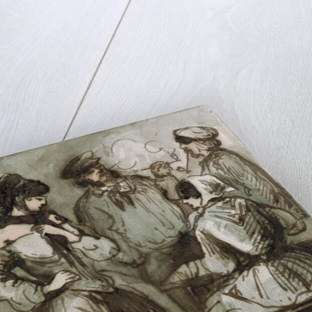 Grisettes and Workers by Constantin Guys