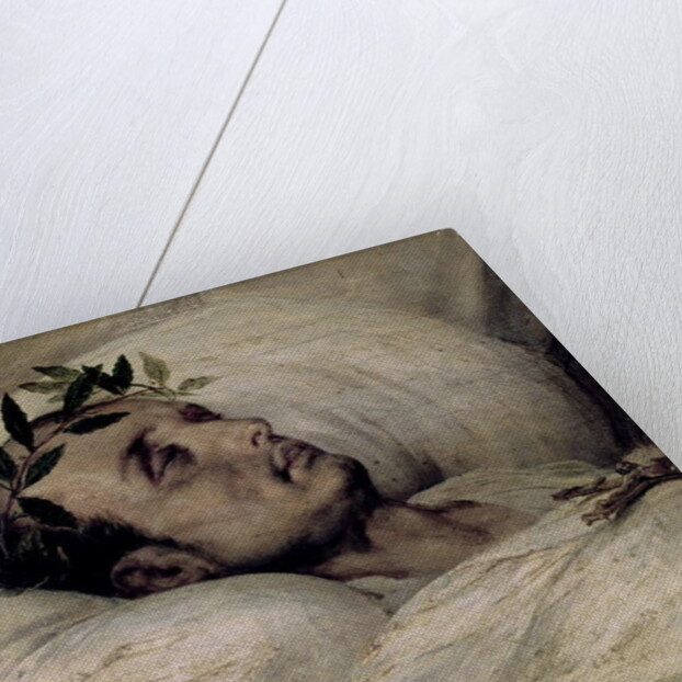 Napoleon I on his Deathbed, 1825 by Emile Jean Horace Vernet