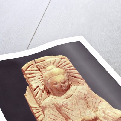 Seated Buddha in meditation, from Tumshuq 4th-5th century by School Chinese