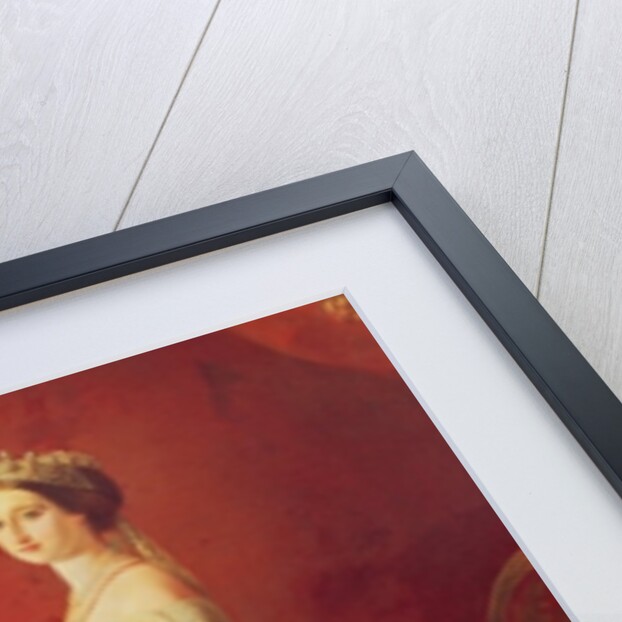 Empress Eugenie after a portrait by Francois Xavier Winterhalter by Francois Gabriel Guillaume Lepaulle