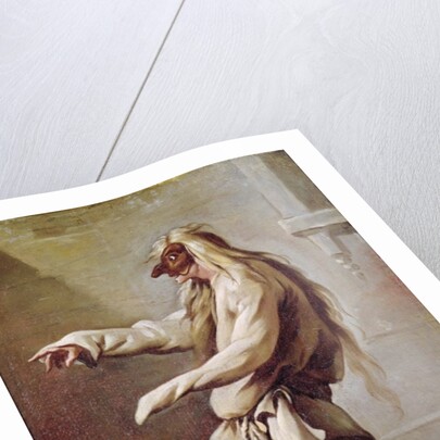 Character from the Commedia dell'Arte by Claude Gillot